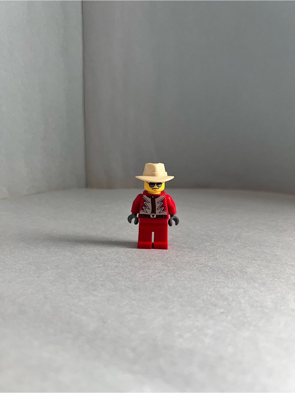 The LEGO Bricks and More Male in Red Jacket Minifigure